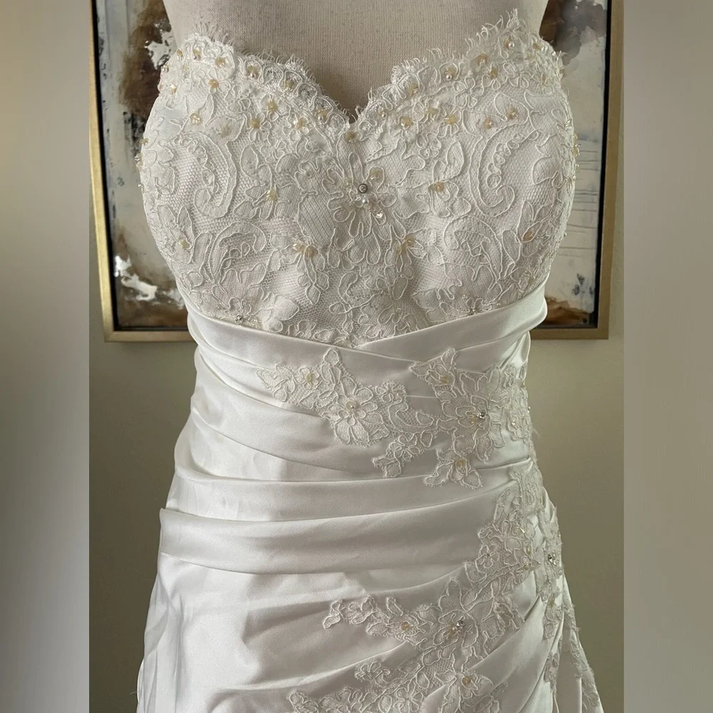 Symphony of Venus wedding gown dress ivory A-Line NWT ~ - Picture 5 of 13